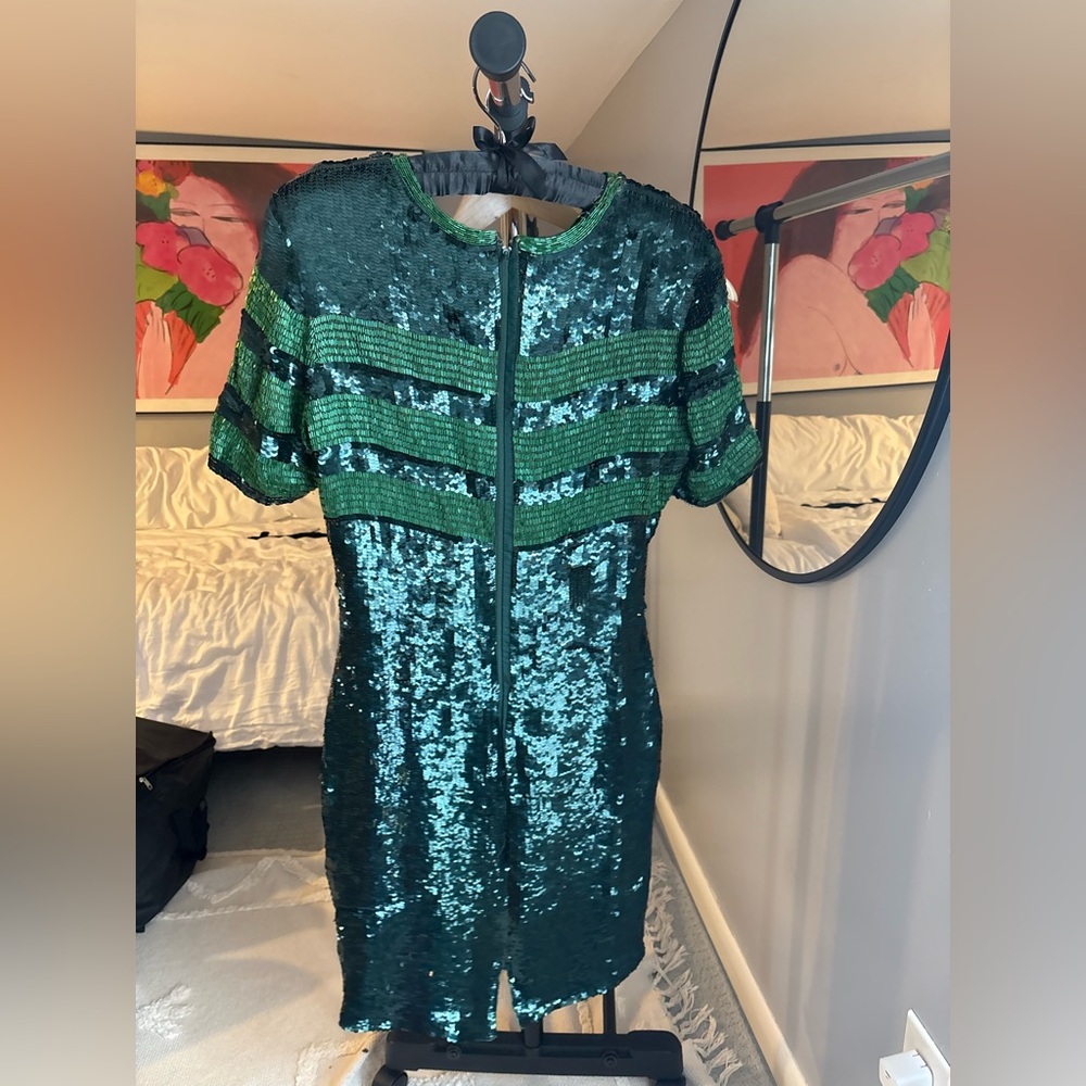 Vintage “Night Vogue” Sequin Mini Dress - Picture 5 of 5